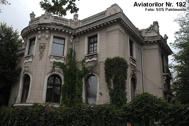 Aviatorilor Nr 192. Foto: www.sospatrimoniu.ro Aviatorilor Nr 192. Foto: www.sospatrimoniu.ro