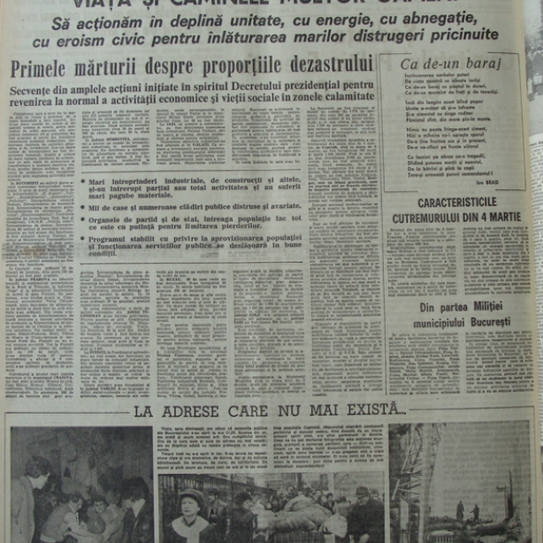 Cum să nu rămânem repetenți la gestionarea dezastrelor? Infrastructura școlară, la 48 de ani de la cel mai devastator cutremur