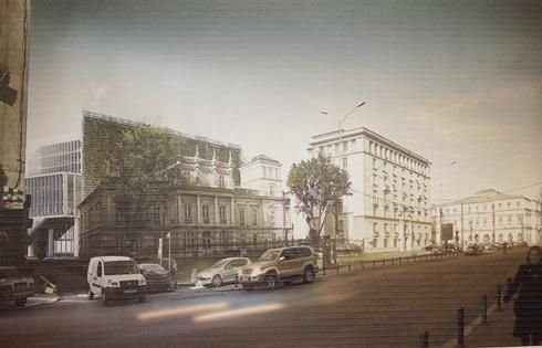 Foto: Hotnews. Simulare cum va arata proiectul de la Palatul Stirbey 7.
