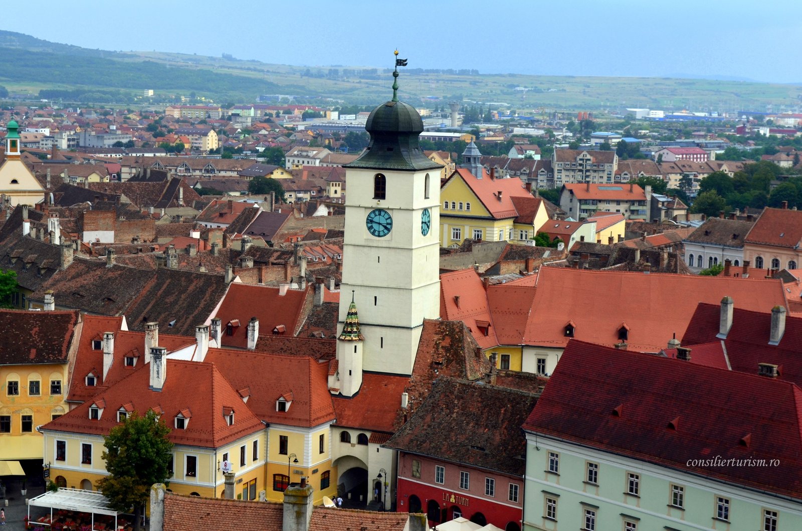 Foto: consilierturism.ro Turnul Sfatului Sibiu